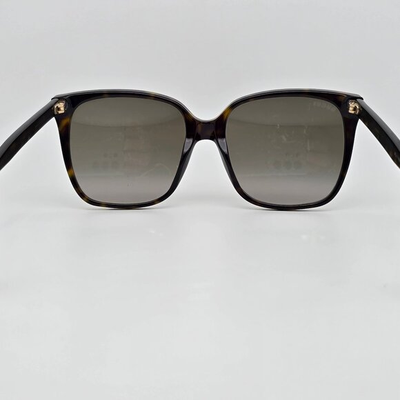 Gucci GG0022S 003 Dark Havana Frame Grey Gradient Lens Square Sunglasses w/ Case - Picture 5 of 16